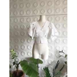 Blusa blanca bordada flores-BoutiqueMar-Accesorios,Faldas,Oferta,Outwea
