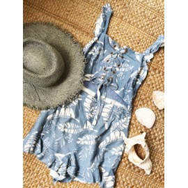 Jumpsuit azul lace up-BoutiqueMar-Accesorios,Faldas,Oferta,Outwea