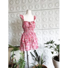 Vestido floral rosa-BoutiqueMar-Accesorios,Faldas,Oferta,Outwea